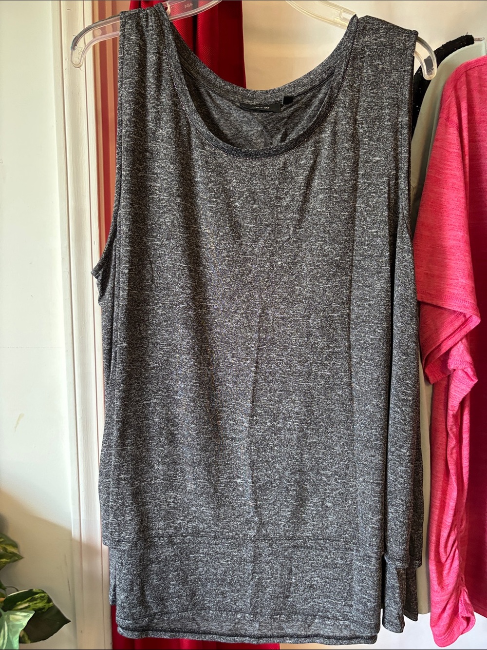 Apt. 9 Charcoal Heather Sleeveless Tank Top